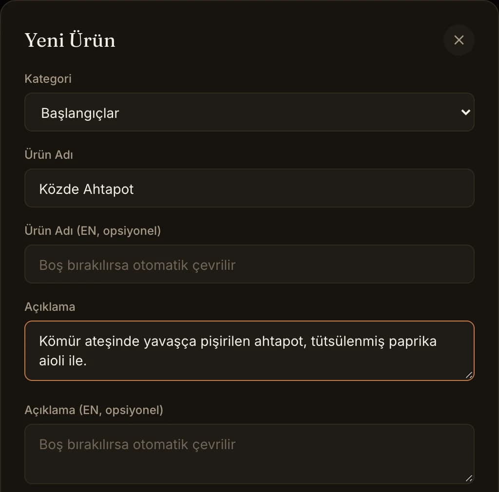 Kolay Ürün & Kategori Ekleme